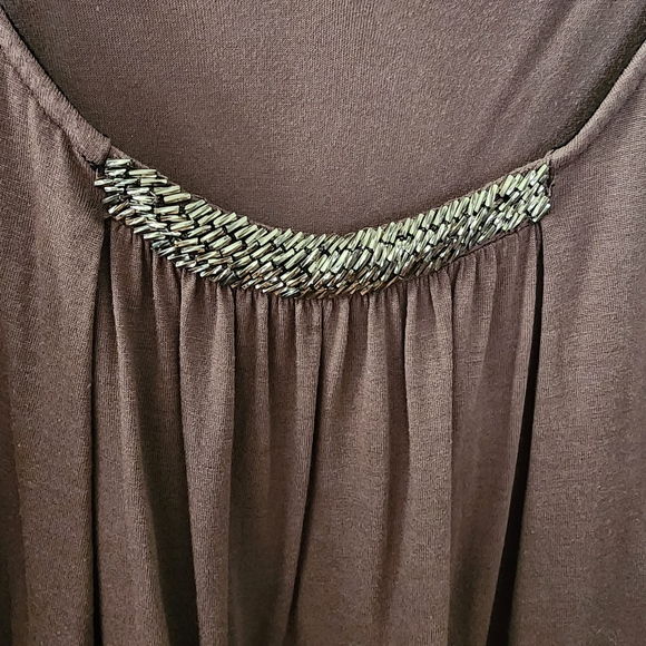 LOFT Dusty Rose Tank Top with Beaded Detail - Picture 2 of 5